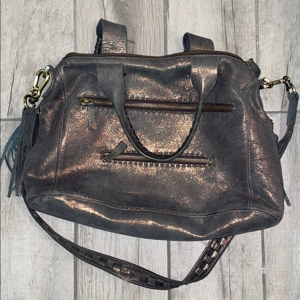 Gorgeous Carla Mancini Joel bronze shimmer purse